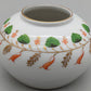 Edle Ludwigsburg Porzellan Vase – Florales Dekor & Goldrand