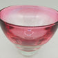 Elegante Murano Glas Schale – Kunstvolle Glasarbeit in Rosa und Weiß