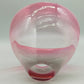 Elegante Murano Glas Schale – Kunstvolle Glasarbeit in Rosa und Weiß