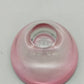 Elegante Murano Glas Schale – Kunstvolle Glasarbeit in Rosa und Weiß