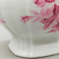 Prachtvolle Bareuther Waldsassen Vase – Florales Dekor in Rosa & Goldrand