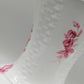 Prachtvolle Bareuther Waldsassen Vase – Florales Dekor in Rosa & Goldrand