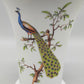 Edle Ludwigsburg Porzellan Vase – Handbemalt mit Pfau & Goldrand