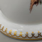 Edle Ludwigsburg Porzellan Vase – Handbemalt mit Pfau & Goldrand