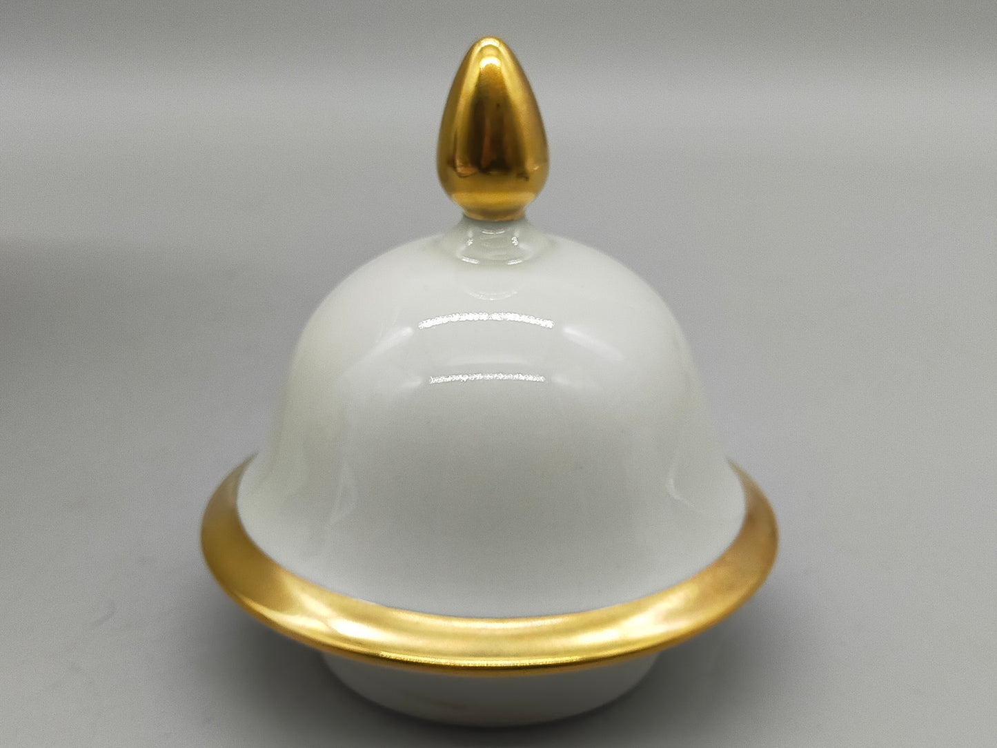 Edle Royal KM Deckelvase Porzellan – Klassisches Design mit Goldrand