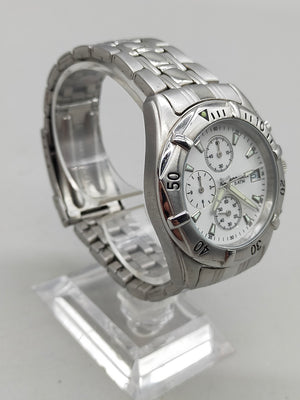 Sportliche Rodania Herren Uhr – Chronograph mit Edelstahlarmband