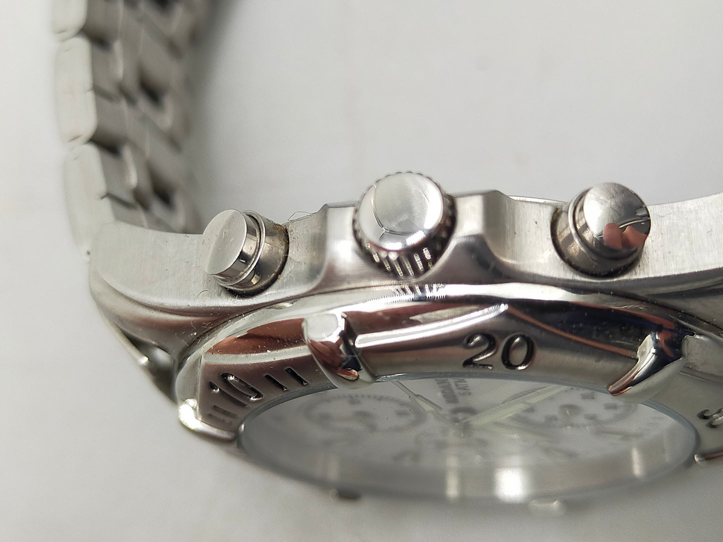 Sportliche Rodania Herren Uhr – Chronograph mit Edelstahlarmband