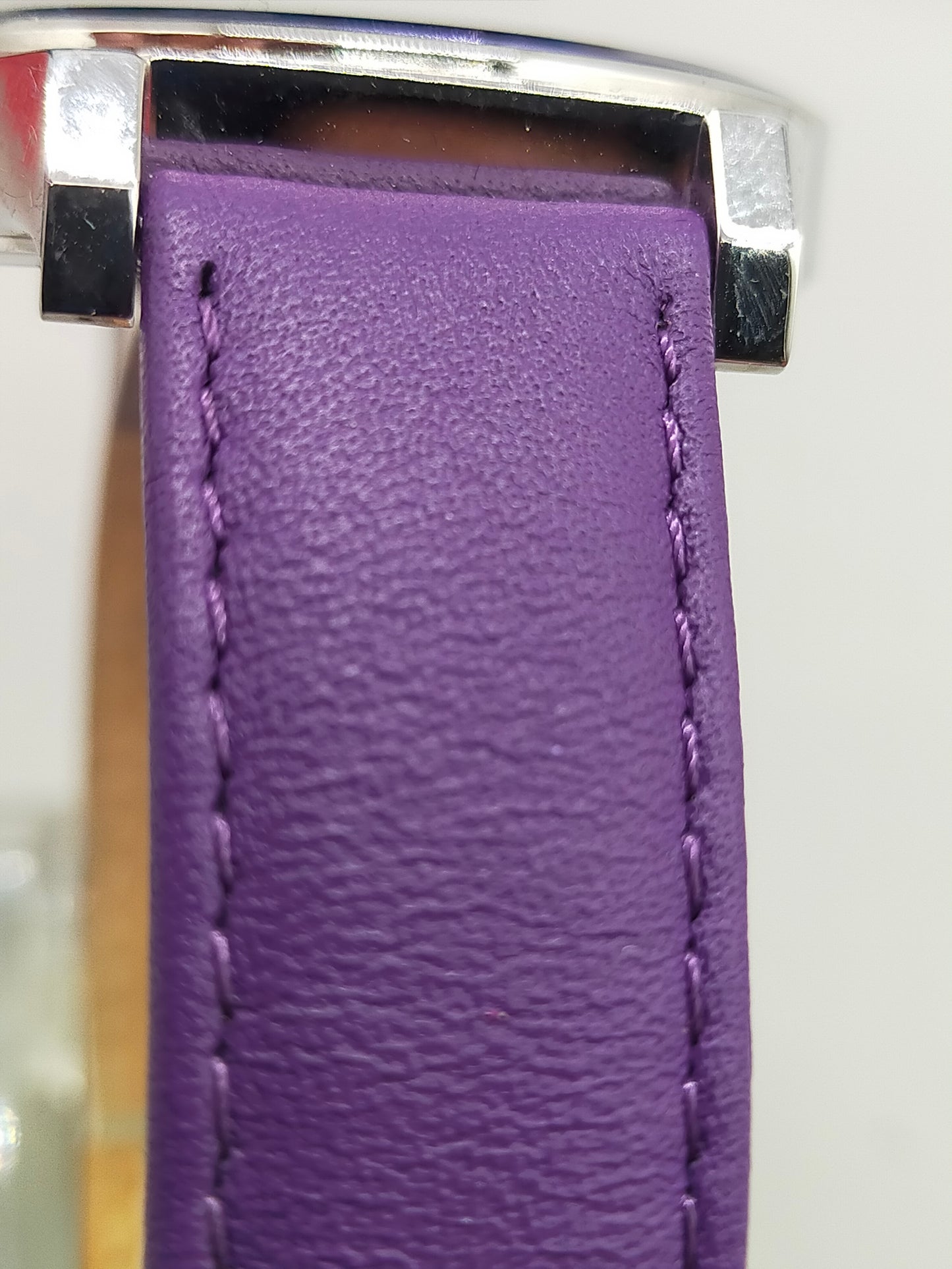 Moderne Esprit Damen Uhr – Violettes Leder  Mit OVP.