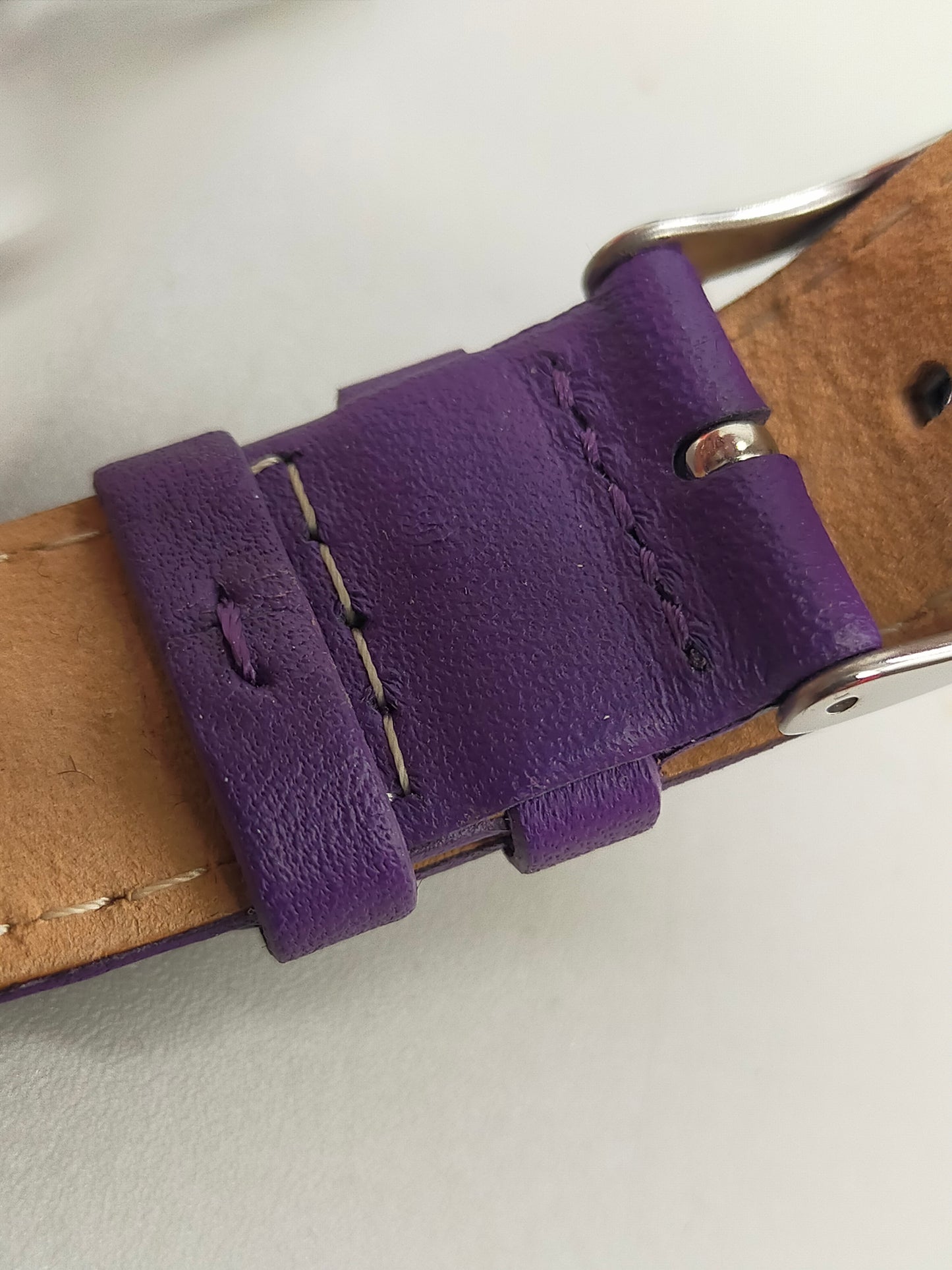Moderne Esprit Damen Uhr – Violettes Leder  Mit OVP.