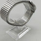 Klassische Adora Herren Uhr – Silberfarben mit Flexarmband