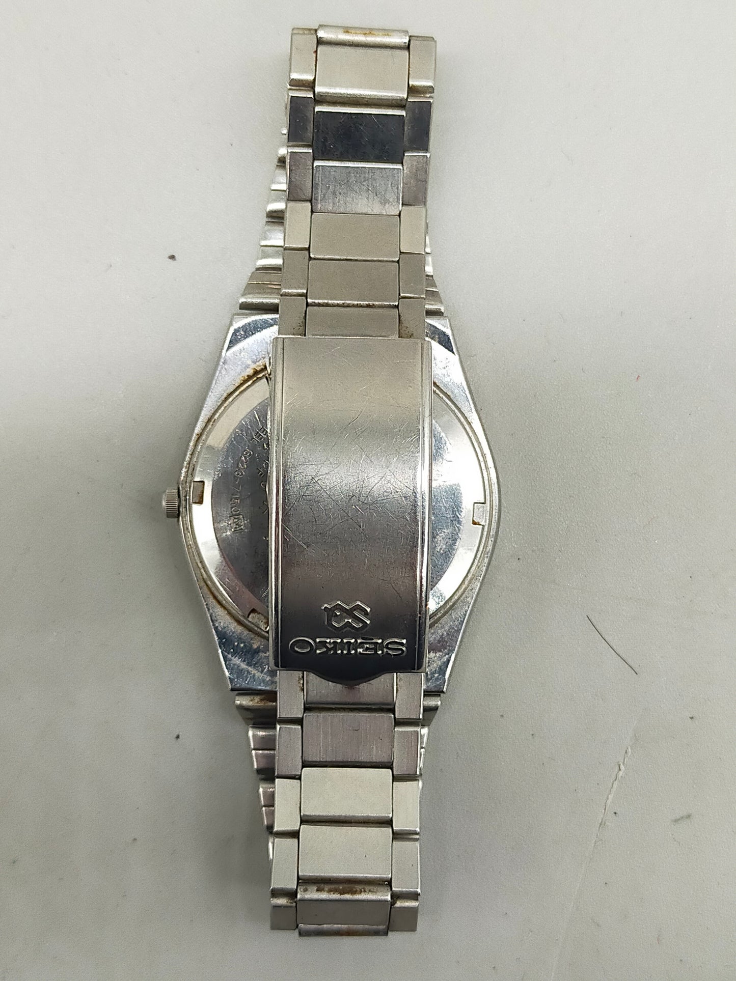 Vintage Seiko Herren Uhr – Klassisch mit Schwarzem Zifferblatt