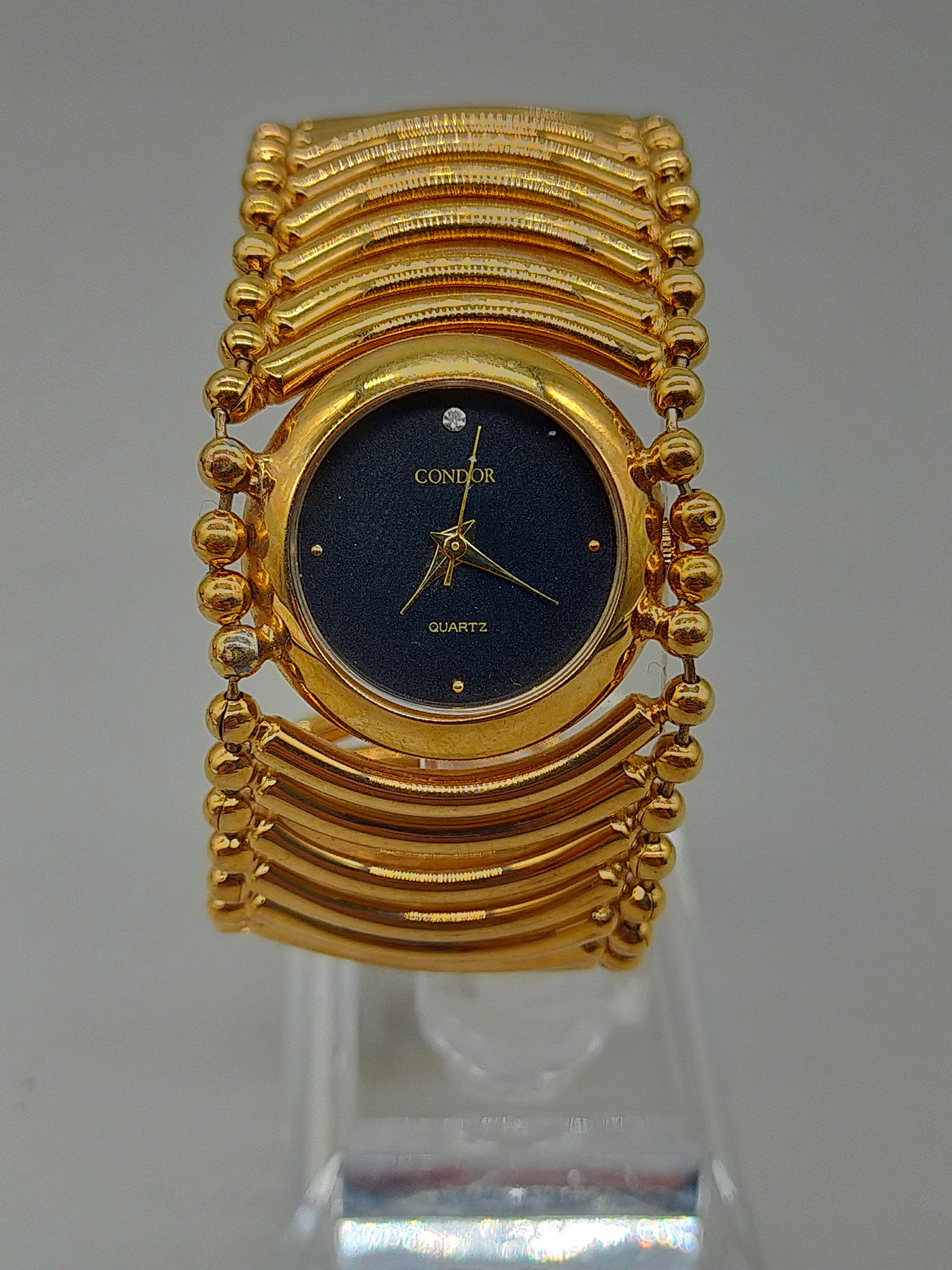 Exklusive Condor Damen Uhr – Goldfarbenes Spangendesign