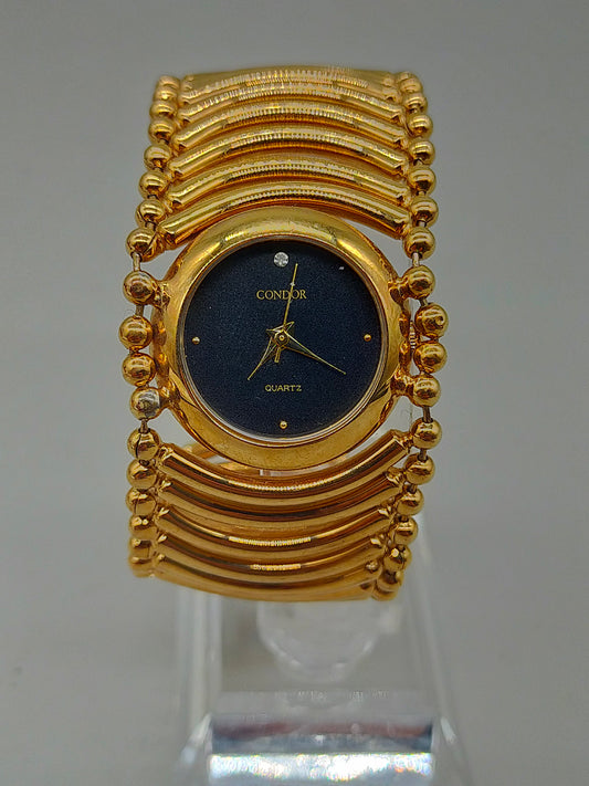 Exklusive Condor Damen Uhr – Goldfarbenes Spangendesign