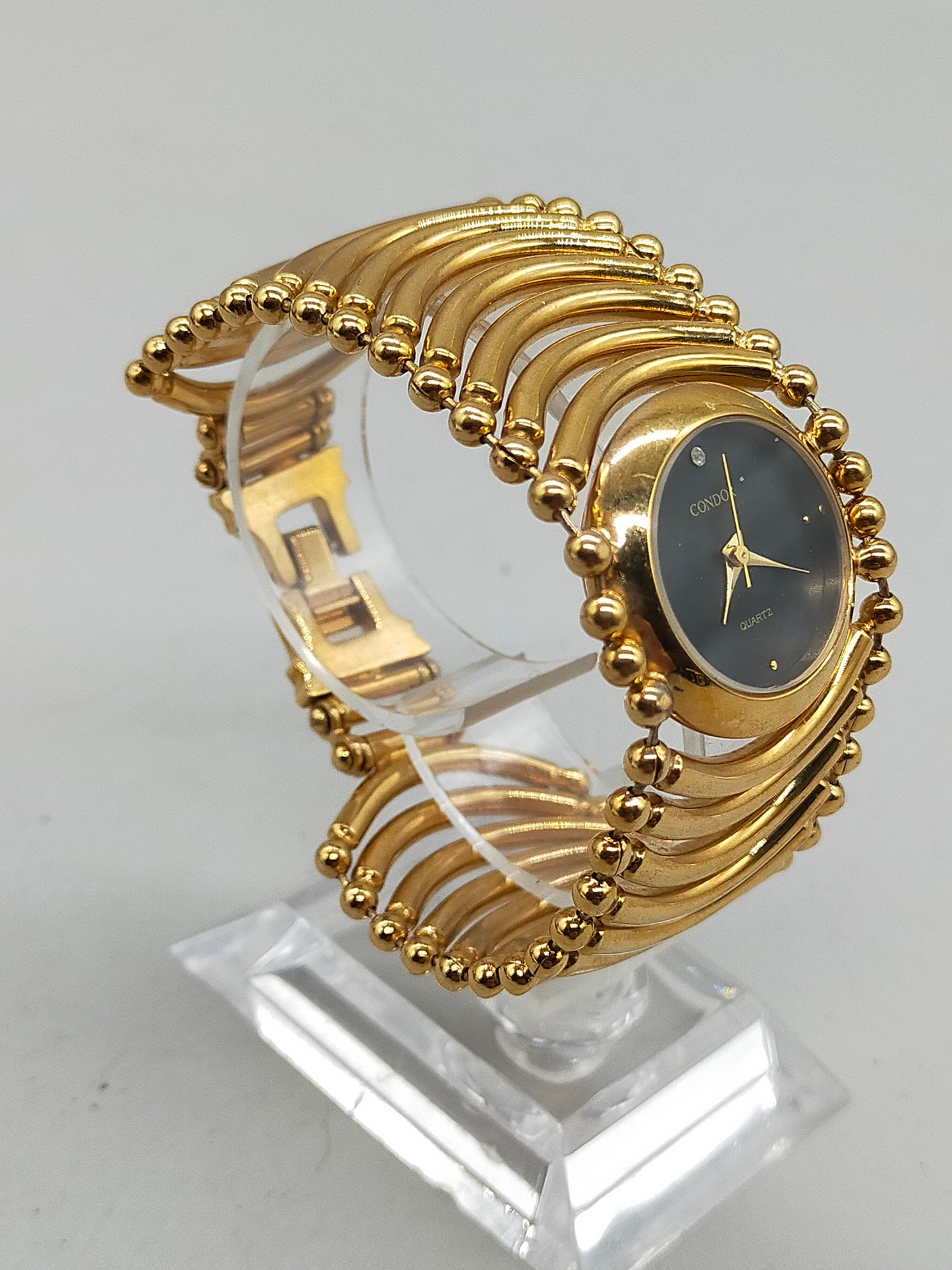 Exklusive Condor Damen Uhr – Goldfarbenes Spangendesign