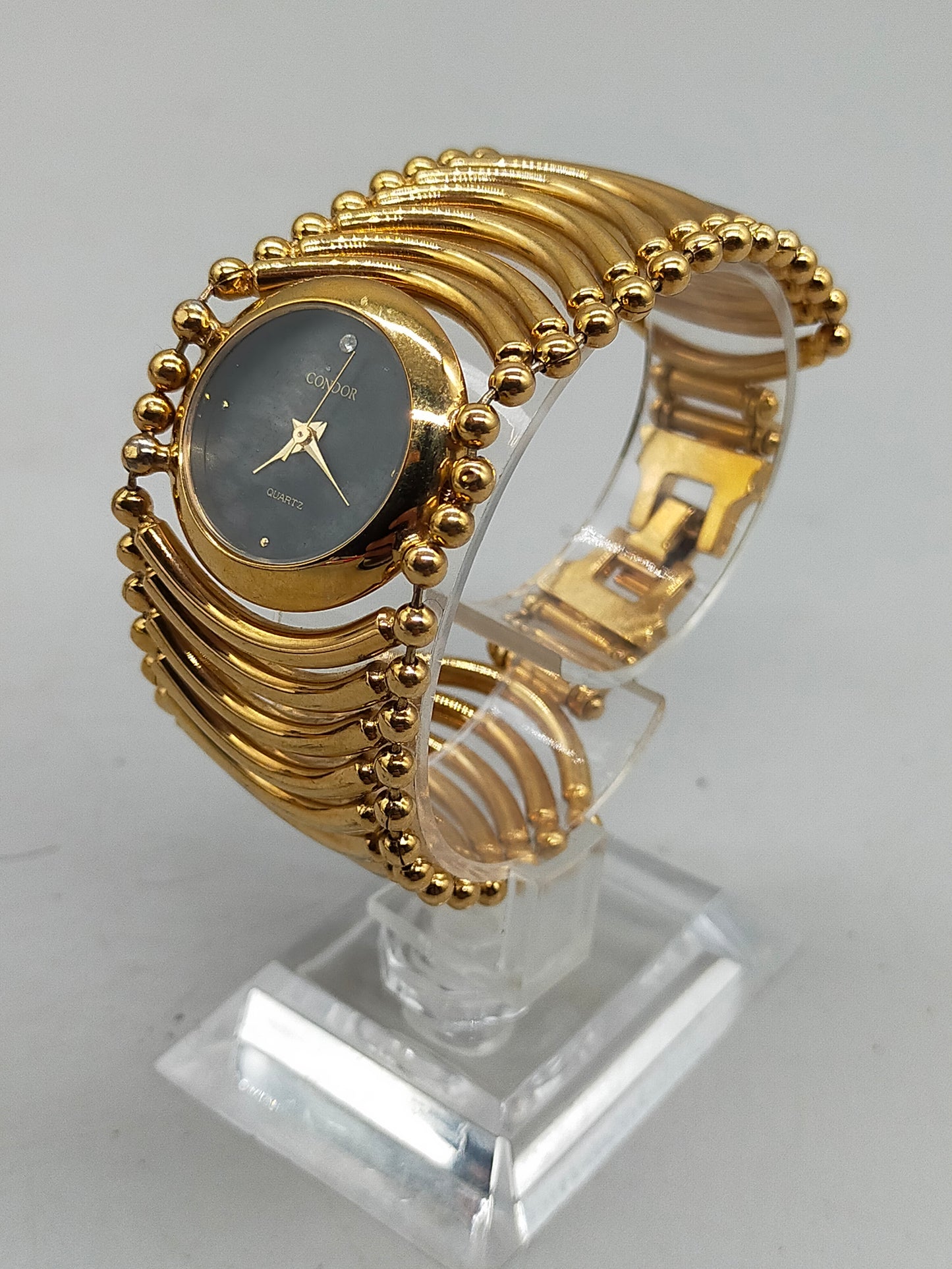 Exklusive Condor Damen Uhr – Goldfarbenes Spangendesign