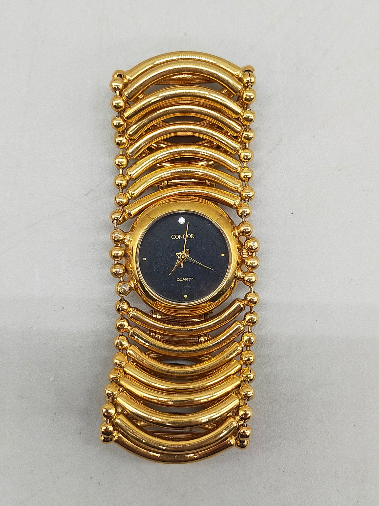 Exklusive Condor Damen Uhr – Goldfarbenes Spangendesign
