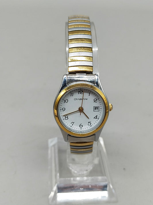 Elegante Fabiani Damen Uhr – Bicolor Design mit Datumsanzeige