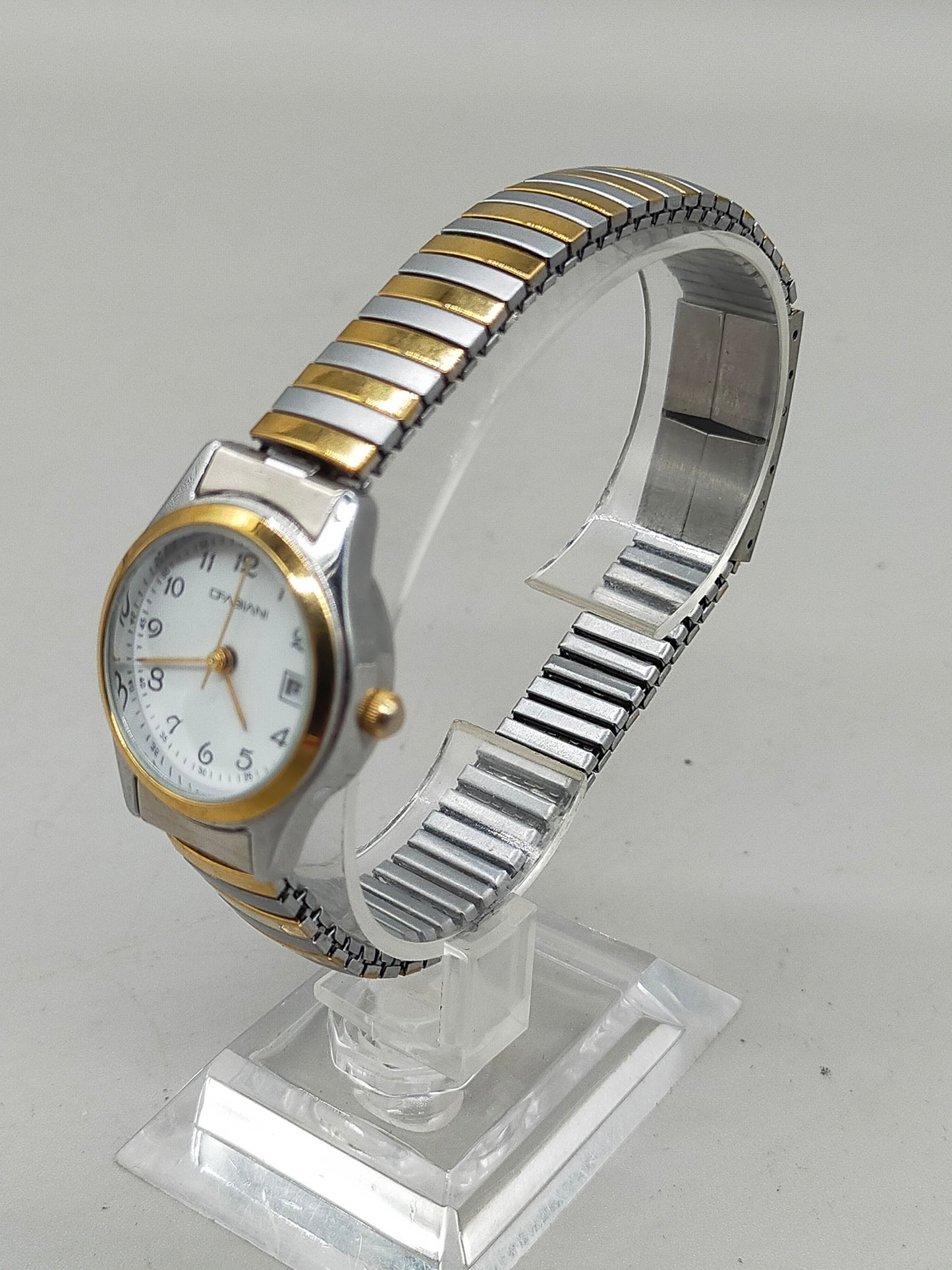 Elegante Fabiani Damen Uhr – Bicolor Design mit Datumsanzeige
