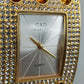 Glamouröse G&D Damen Uhr – Gold-Optik mit Strassbesatz