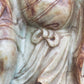 Antike Jadestein Skulptur – Handgeschnitzte Figurengruppe aus Fernost