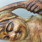 Antike Jadestein Skulptur – Handgeschnitzte Figurengruppe aus Fernost