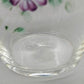Handbemaltes Glas-Set mit Blumenmuster – 2-teilig, Vintage Stil