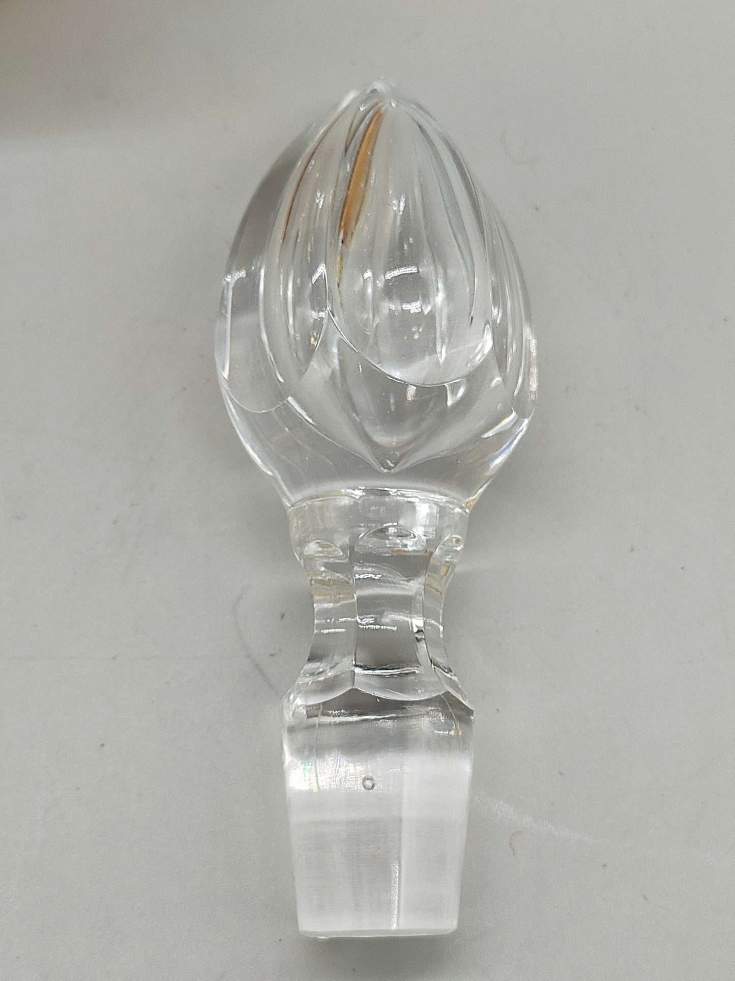 Edles Likörset aus Bernstein Glas – Antikes Design mit Blumenschliff