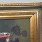 Klassisches Stillleben von Buraglio – Prunkvoller Gold Rahmen