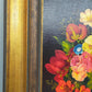 Prachtvolles Blumenstillleben Öl auf Leinwand – Signiert B. Klaede