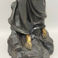 Antike Bronze-Optik Skulptur – Junge Frau mit Körben, Dekofigur