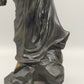 Antike Bronze-Optik Skulptur – Junge Frau mit Körben, Dekofigur