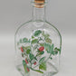 Vintage Glas Karaffe mit Himbeermotiv – Stilvolle Dekoration