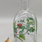 Vintage Glas Karaffe mit Himbeermotiv – Stilvolle Dekoration