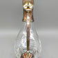 Elegante Vintage Ente Karaffe – Versilbertes Glas