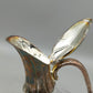 Elegante Vintage Ente Karaffe – Versilbertes Glas