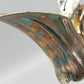 Elegante Vintage Ente Karaffe – Versilbertes Glas