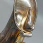 Elegante Vintage Ente Karaffe – Versilbertes Glas