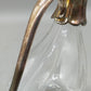 Elegante Vintage Ente Karaffe – Versilbertes Glas