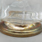 Elegante Vintage Ente Karaffe – Versilbertes Glas
