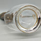 Elegante Vintage Ente Karaffe – Versilbertes Glas