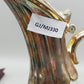 Elegante Vintage Ente Karaffe – Versilbertes Glas
