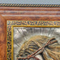 Edles Jesus Relief aus 925 Silber – Kunstvolles Wandbild im Holzrahmen
