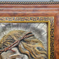 Edles Jesus Relief aus 925 Silber – Kunstvolles Wandbild im Holzrahmen