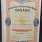 Historische Aktie CONACO 1929 Compagnie des Cafés du Congo Belge