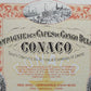 Historische Aktie CONACO 1929 Compagnie des Cafés du Congo Belge
