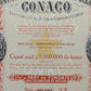Historische Aktie CONACO 1929 Compagnie des Cafés du Congo Belge