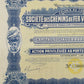 Historische Aktie 1934 Société des Chemins de Fer Vicinaux du Congo