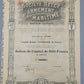 Historische Aktie Société Belge d'Armement Maritime Antwerpen 1920