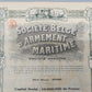 Historische Aktie Société Belge d'Armement Maritime Antwerpen 1920