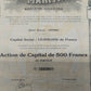 Historische Aktie Société Belge d'Armement Maritime Antwerpen 1920